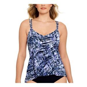 Swim Solutions NWT size 18 tankini underwire swim top